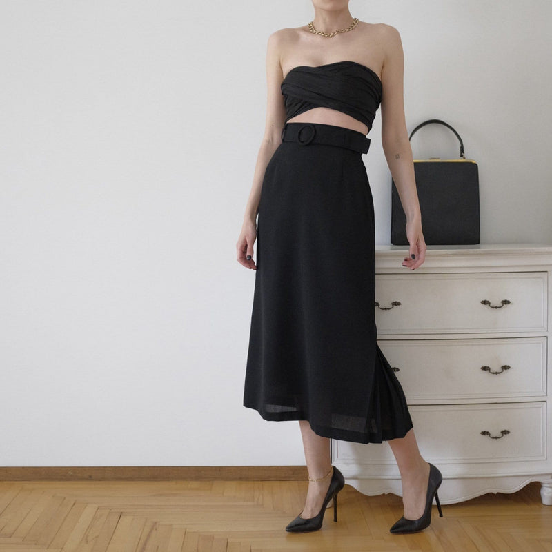 Megan Belted Skirt in full size - ИOKO - nokoclub.com
