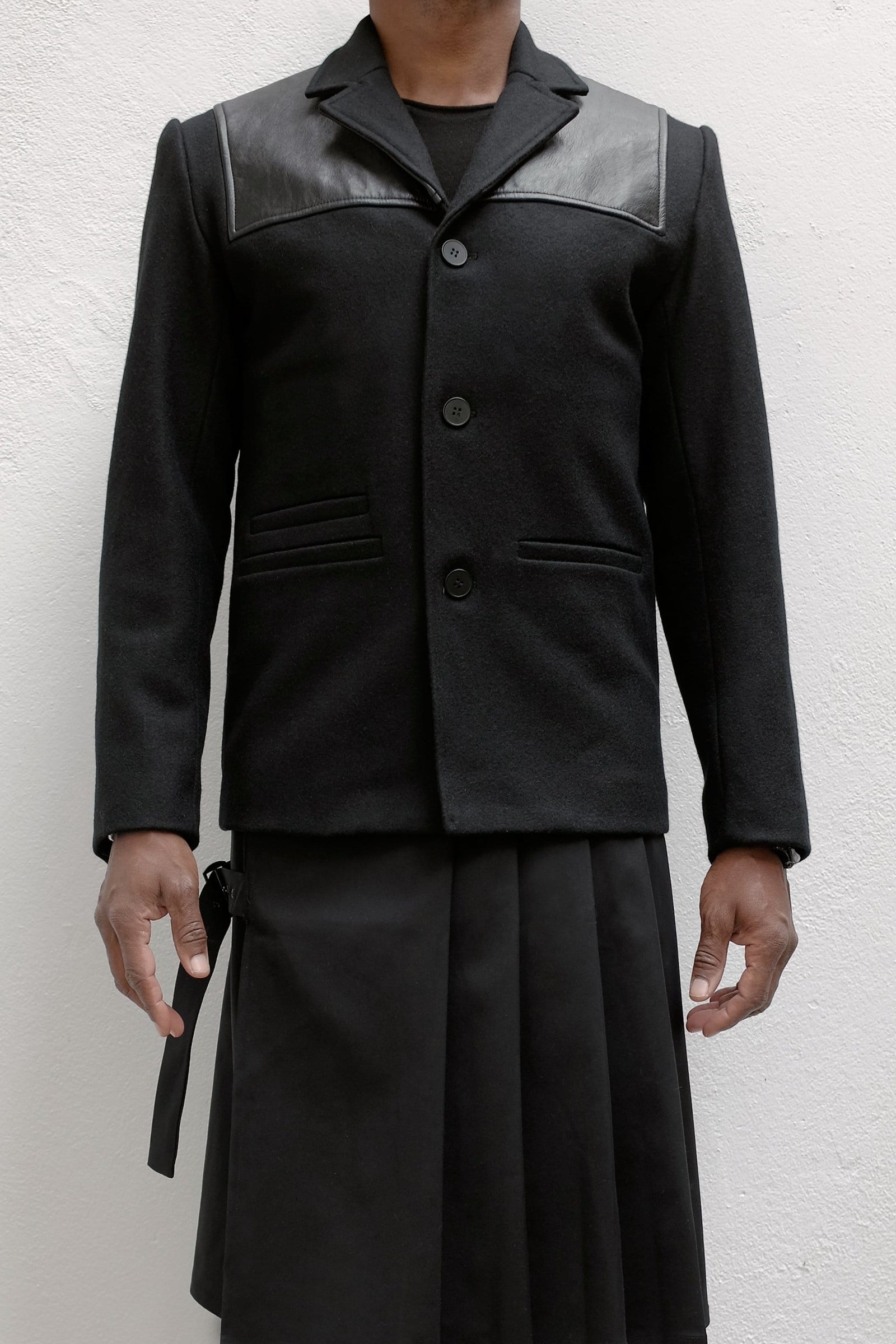 Arthur Donkey - Wool Melton Black Jacket – nokoclub.com