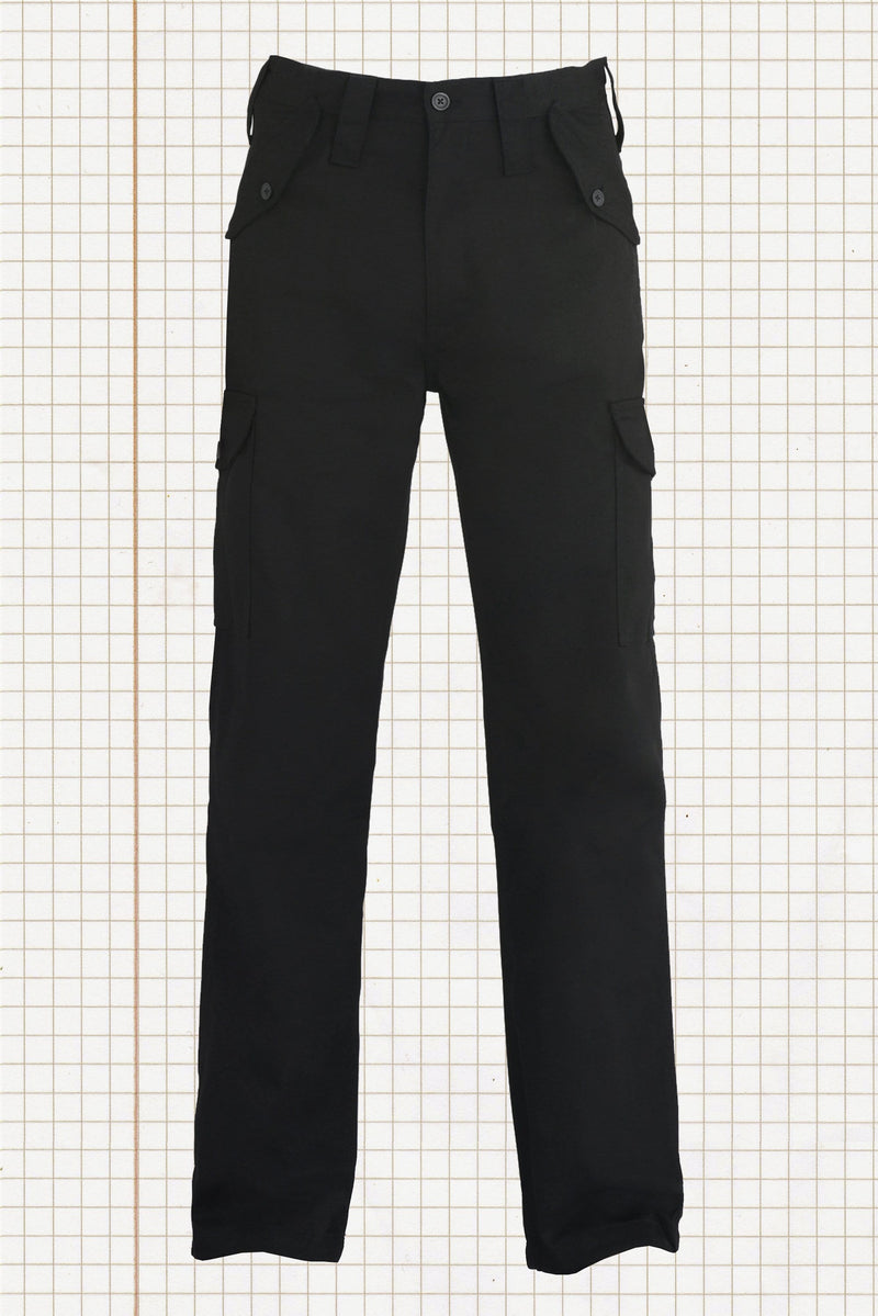 Arnold black trousers front look - ИOKO - nokoclub.com