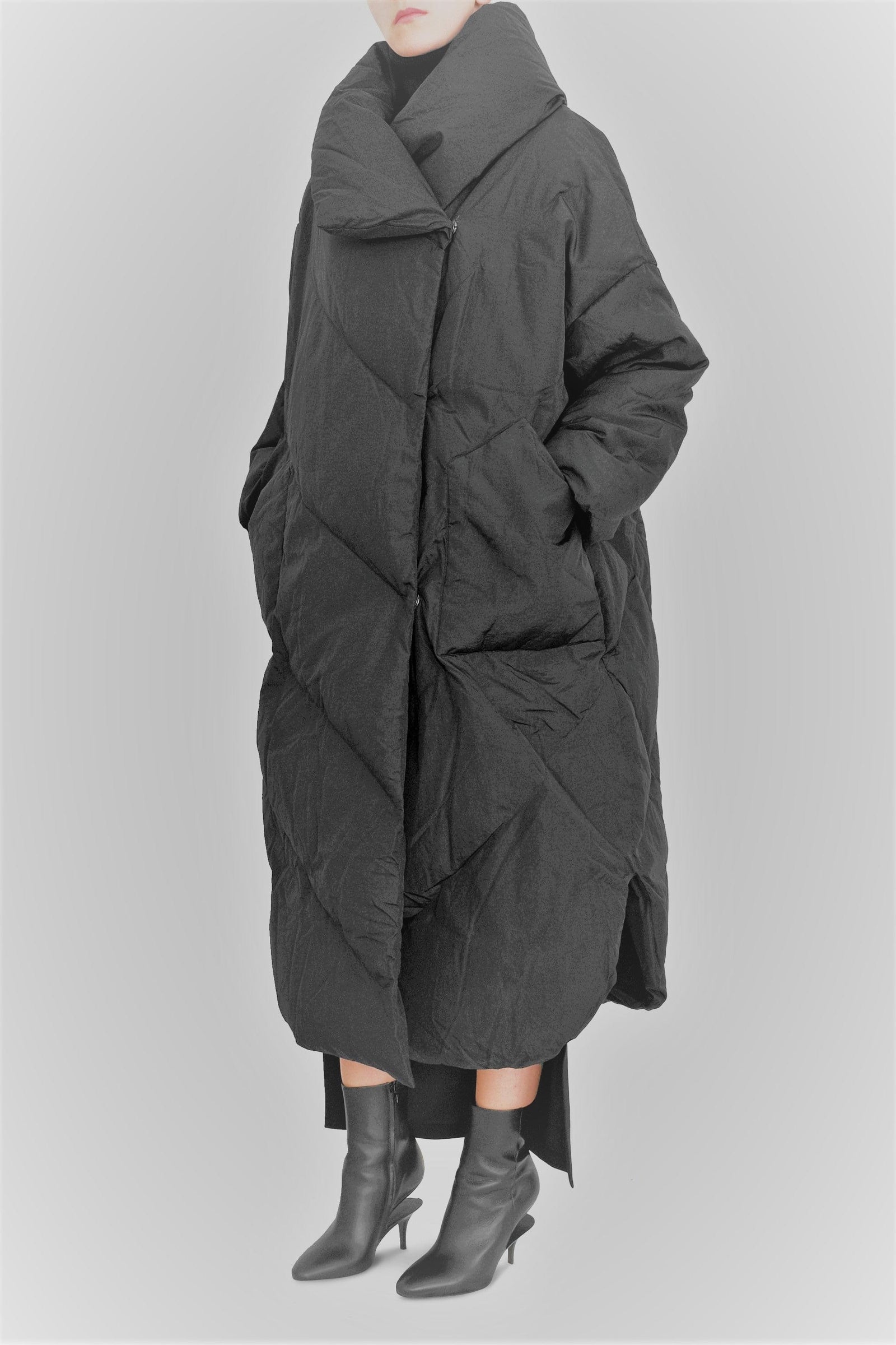 Kayleigh Oversized Quilted Puffa Luxurious Coat nokoclub