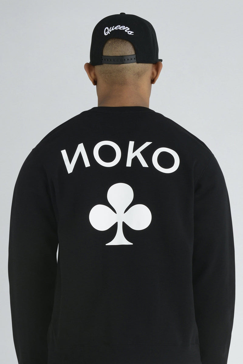 Marky sweatshirt with logo back view - ИOKO - nokoclub.com