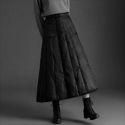 Padded quilt skirt