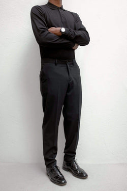 Ankle length slim fit Italian style trousers - Valence - ИOKO - nokoclub.com