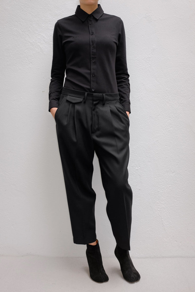 Victoriana Ankle skimming trousers front look - ИOKO - nokoclub.com